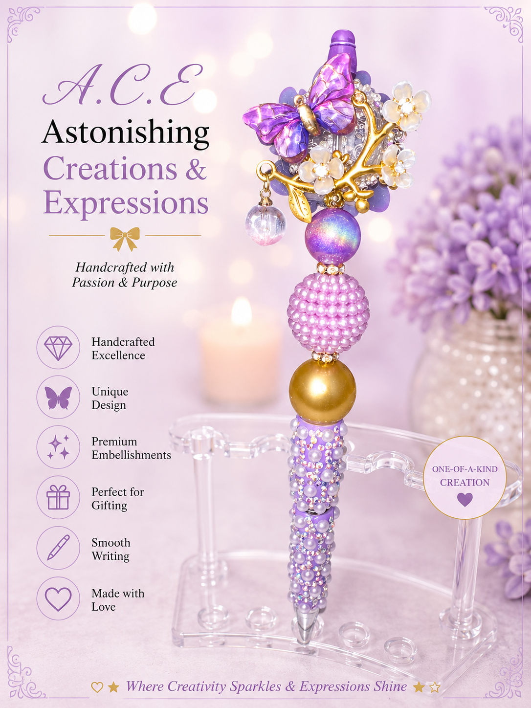 Butterfly Blossom Pen